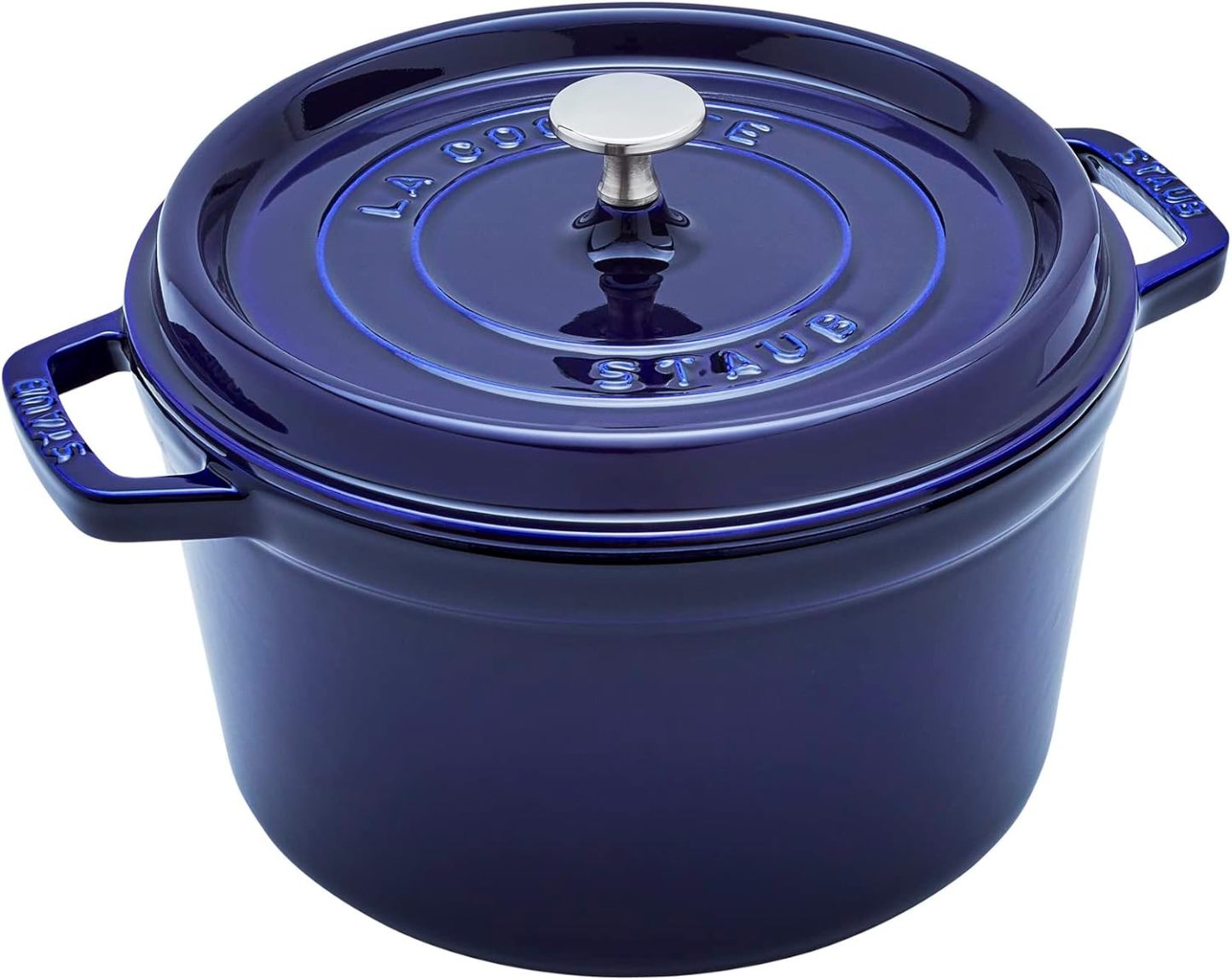 STAUB Cast Iron Dutch Oven Round Cocotte, Made in France