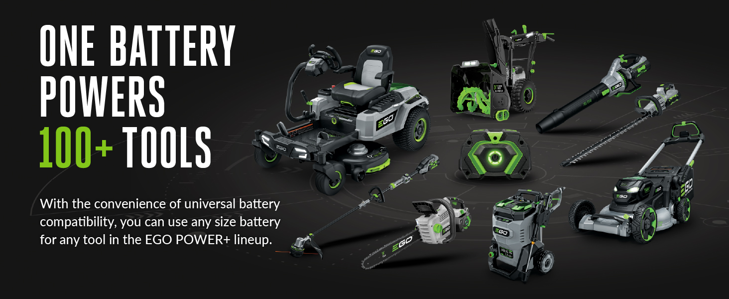 One Battery powers 100+ Tools
