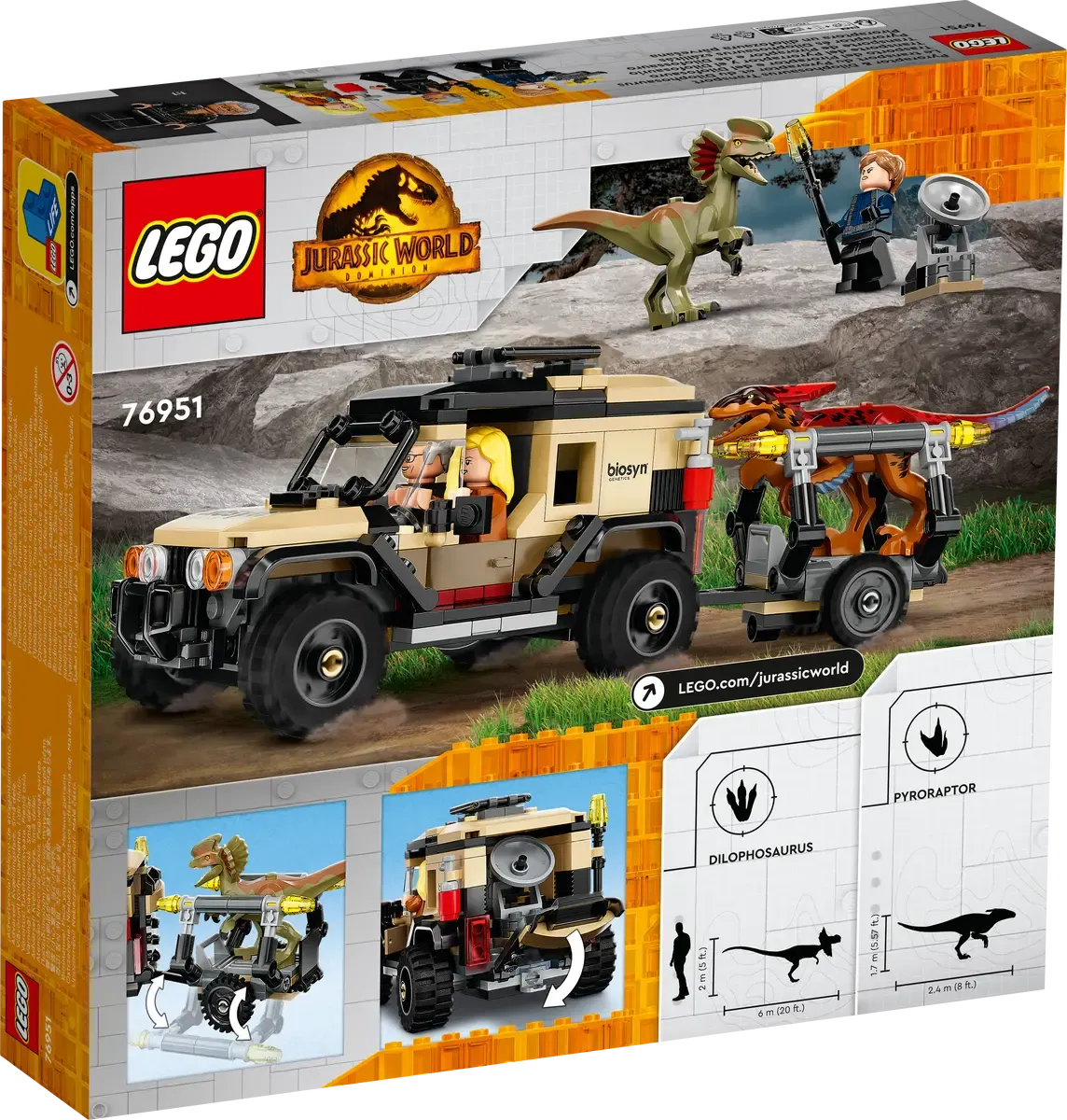 Pyroraptor & Dilophosaurus Transport