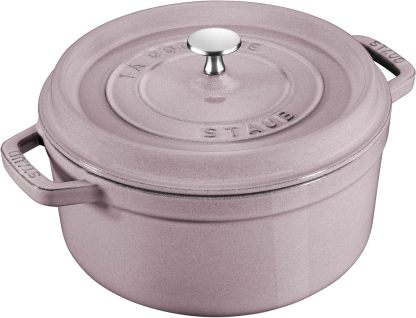 STAUB Cast Iron Dutch Oven Round Cocotte, Made in France