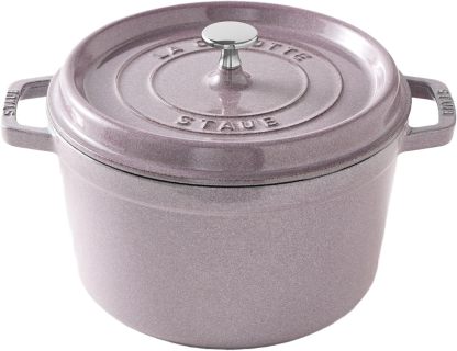 STAUB Cast Iron Dutch Oven Round Cocotte, Made in France