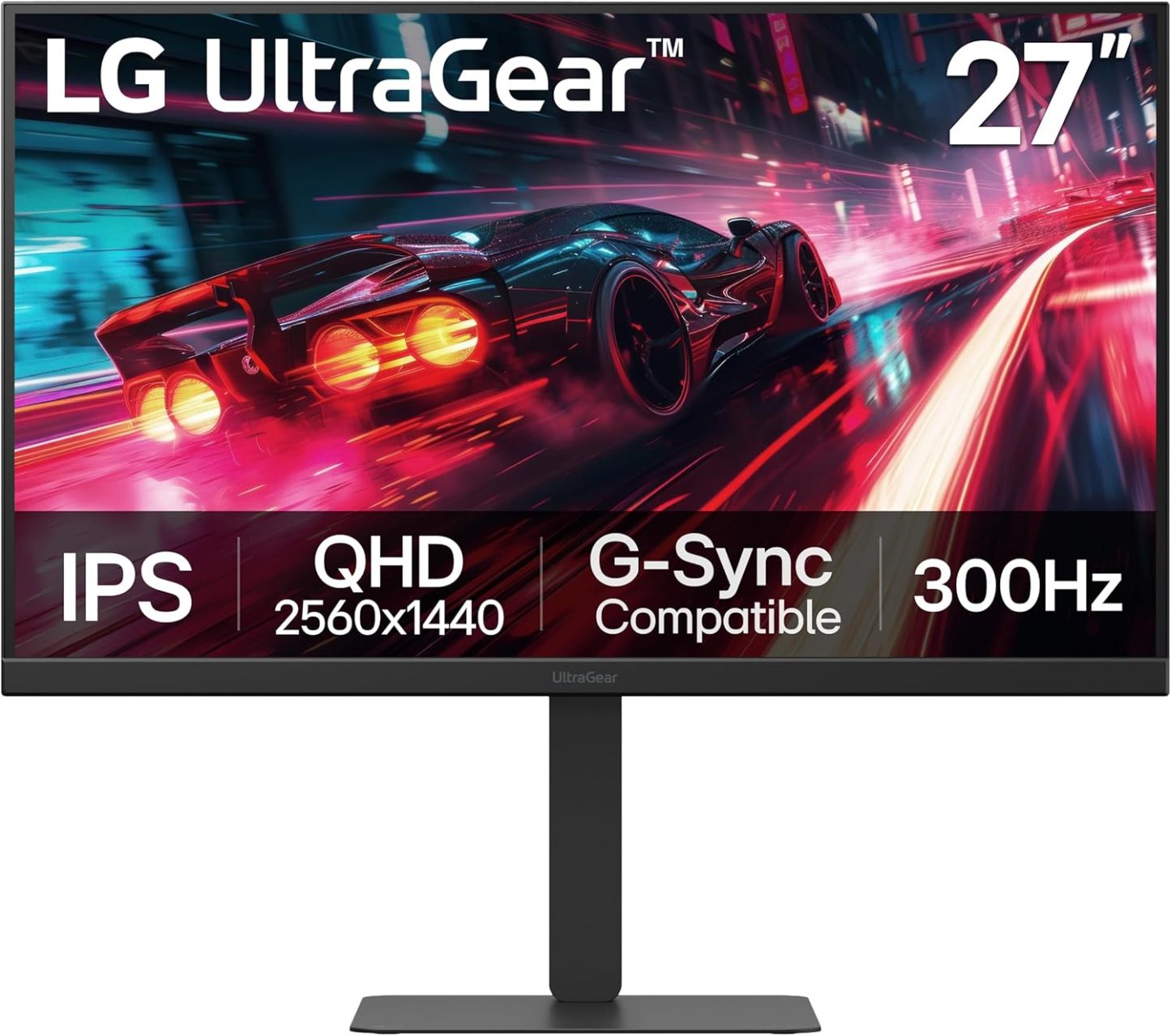 LG 27G640A-B 27-inch Ultragear QHD (2560 x 1440) IPS Gaming Monitor, 3