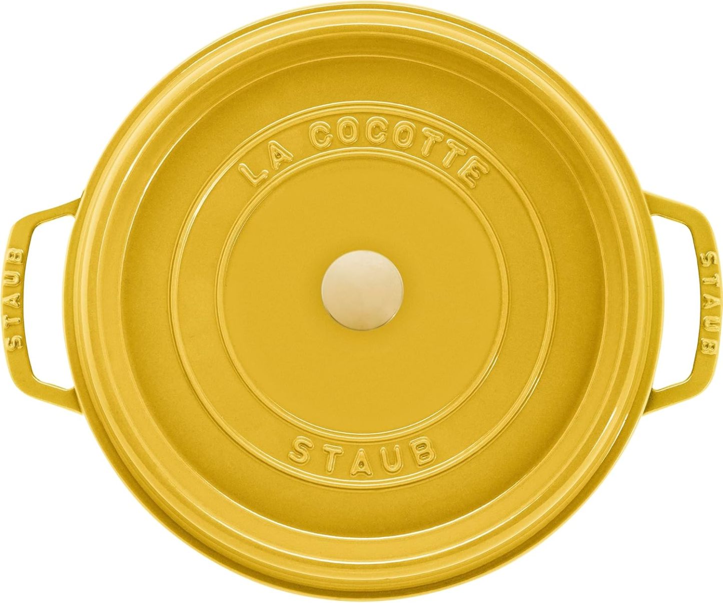 STAUB Cast Iron Dutch Oven Round Cocotte, Made in France