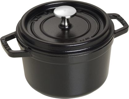 STAUB Cast Iron Dutch Oven Round Cocotte, Made in France