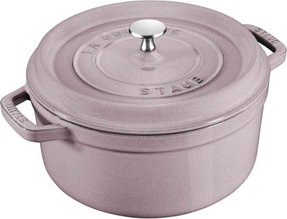 STAUB Cast Iron Dutch Oven Round Cocotte, Made in France