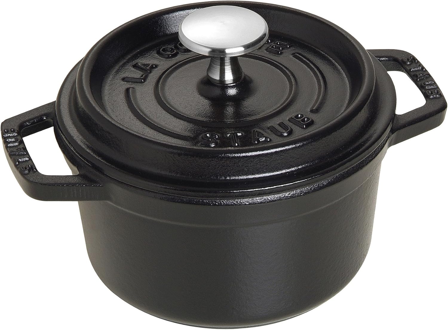 STAUB Cast Iron Dutch Oven Round Cocotte, Made in France