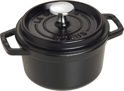 STAUB Cast Iron Dutch Oven Round Cocotte, Made in France