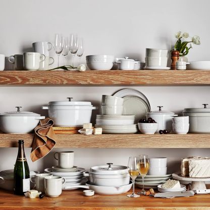 STAUB Cast Iron Dutch Oven Round Cocotte, Made in France