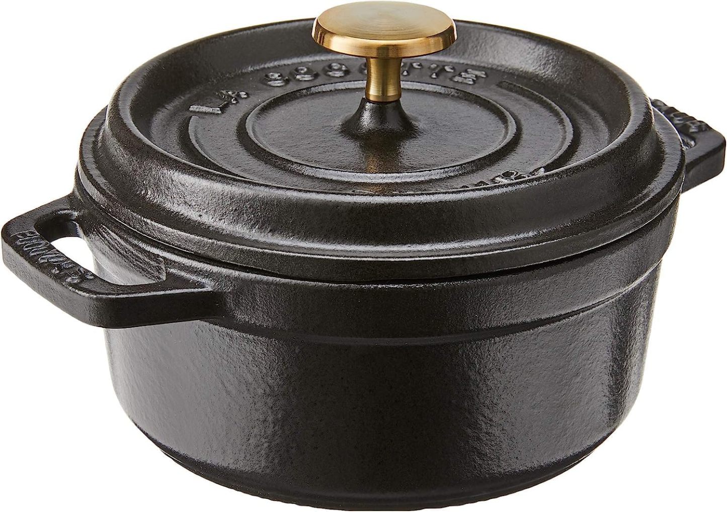 STAUB Cast Iron Dutch Oven Round Cocotte, Made in France
