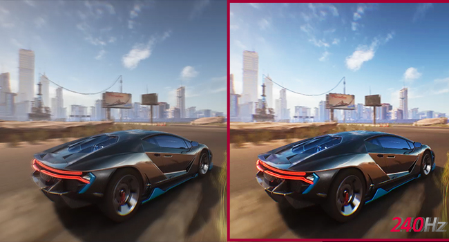 49 Inch @ 240Hz Refresh Rate