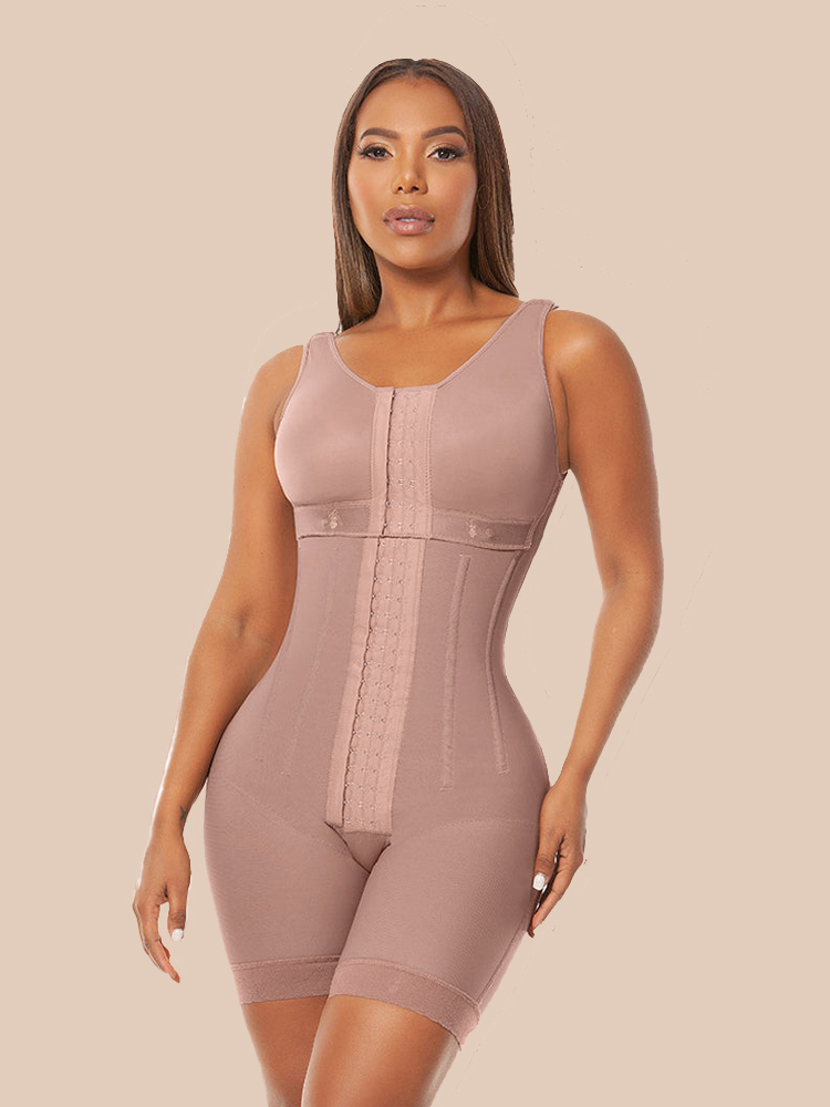 Women's Chest-Packed Body Shaper Postpartum Fajas Colombianas Ref10066