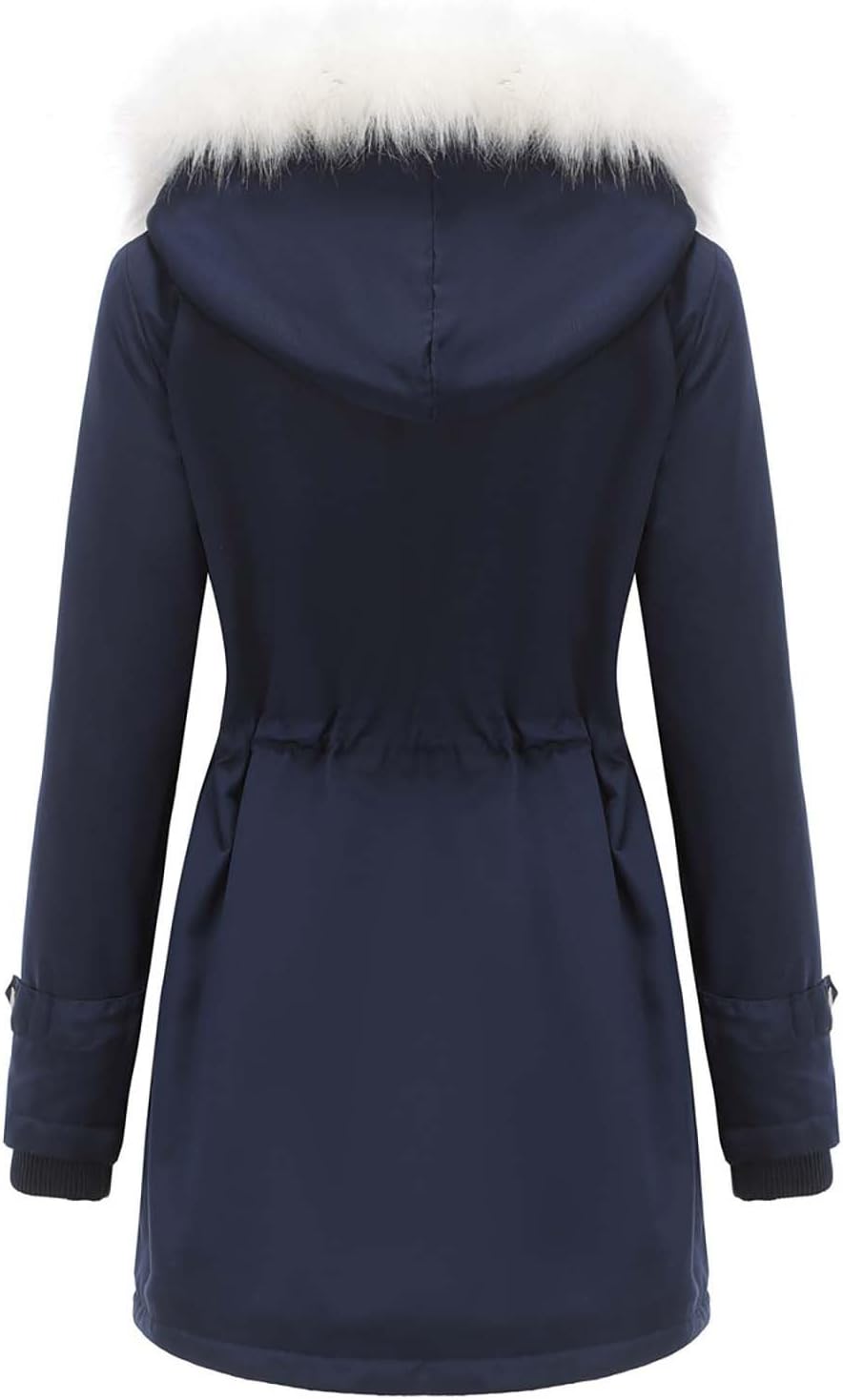 Winter Long Sleeve Parka Jackets - Women's