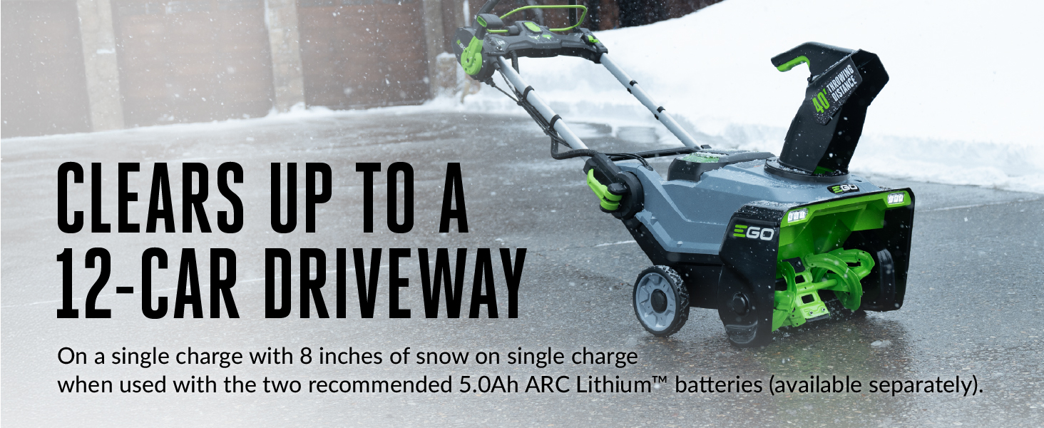 clear 12 car driveway