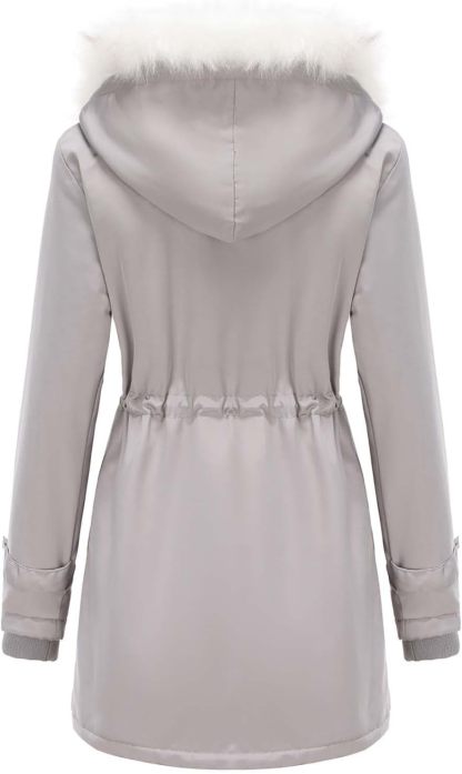 Winter Long Sleeve Parka Jackets - Women's