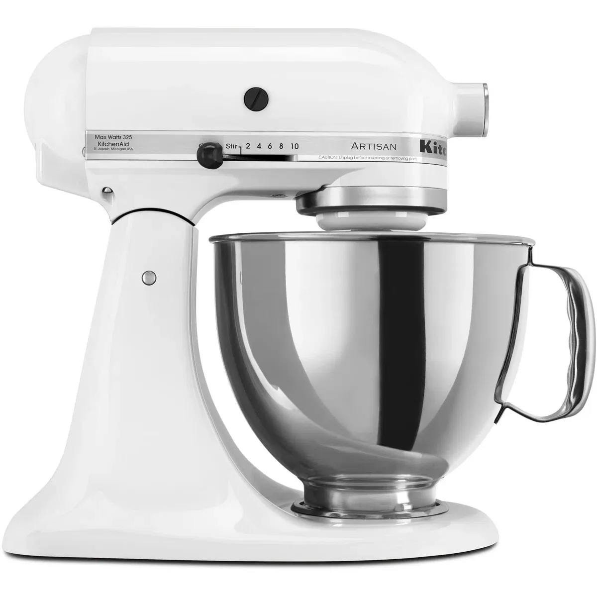 KitchethenAid® Artisan® Series 5 Quart Tilt-Head Stand Mixer KSM150PSBX
