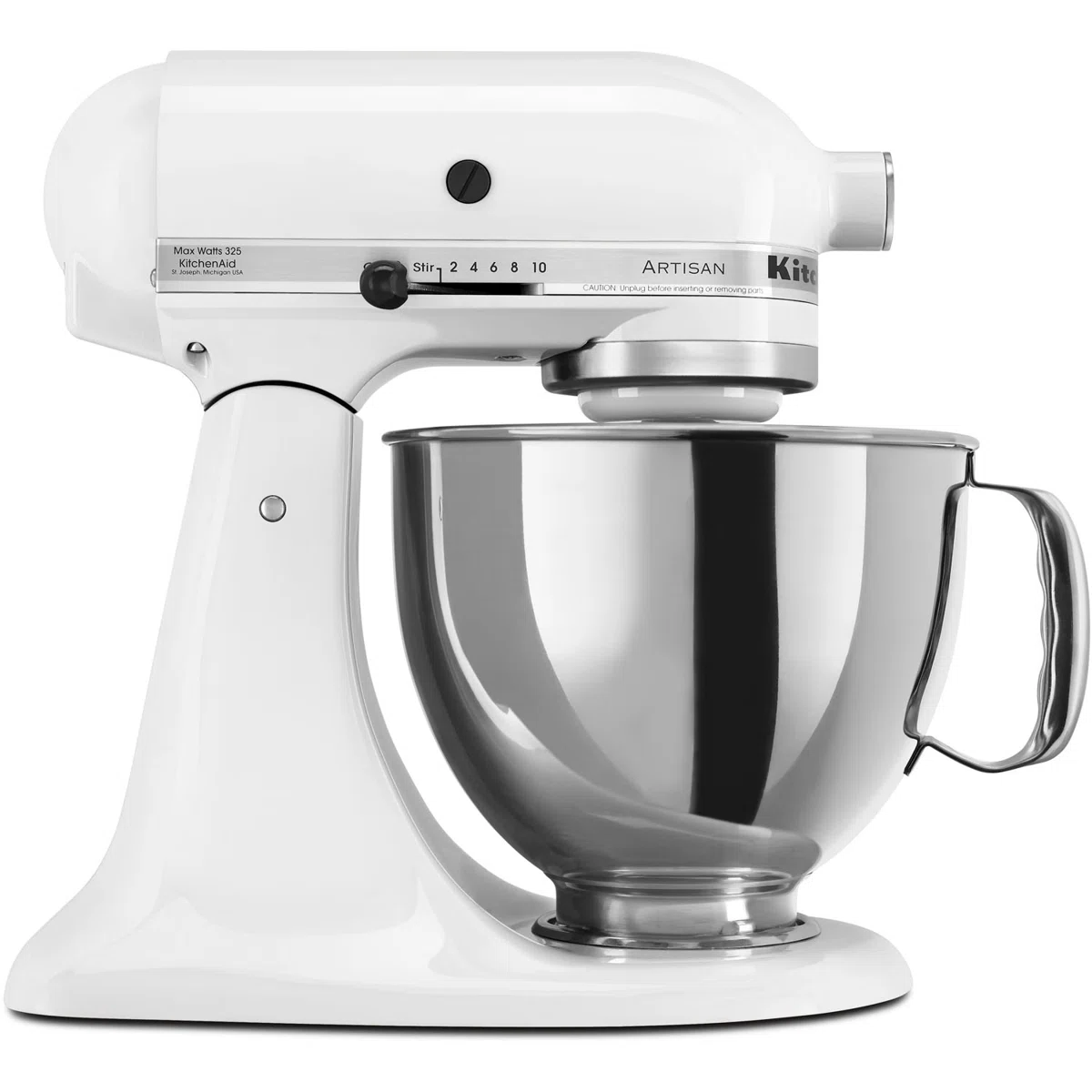 KitchethenAid® Artisan® Series 5 Quart Tilt-Head Stand Mixer KSM150PSBX