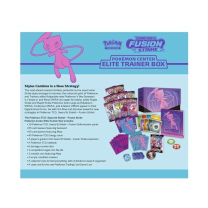Pokémon TCG: Sword & Shield-Fusion Strike Pokémon Center Elite Trainer Box