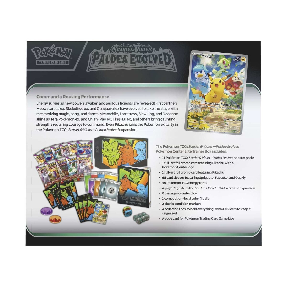 Pokémon TCG: Scarlet & Violet-Paldea Evolved Pokémon Center Elite Trainer Box