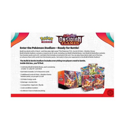 Pokémon TCG: Scarlet & Violet-Obsidian Flames Build & Battle Stadium