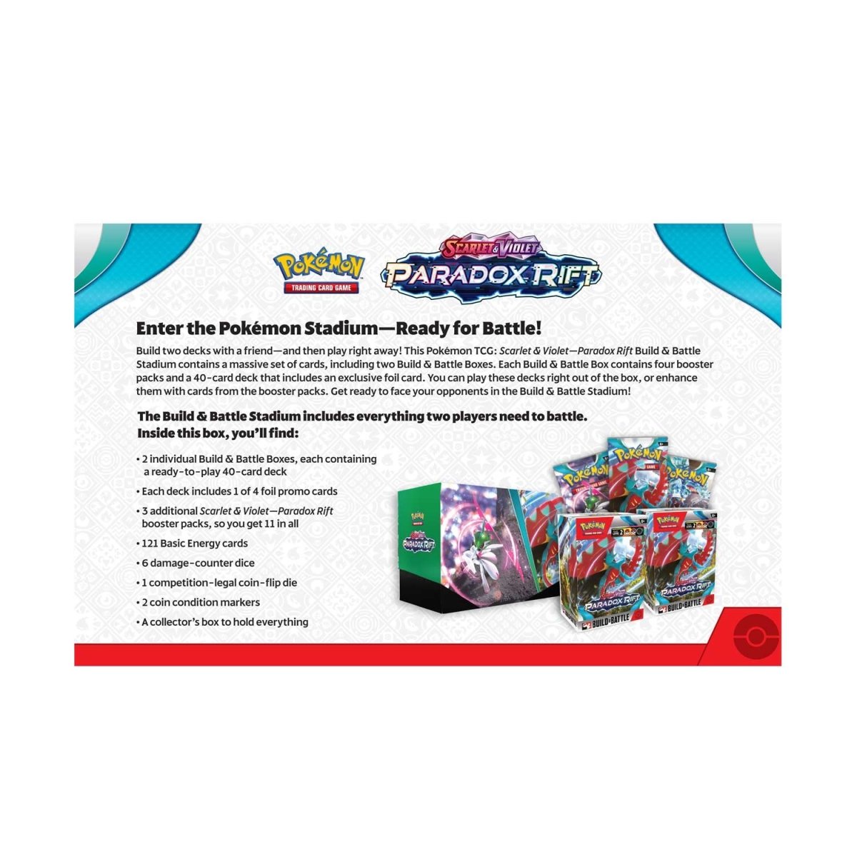 Pokémon TCG: Scarlet & Violet-Paradox Rift Build & Battle Stadium