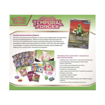 Pokémon TCG: Scarlet & Violet-Temporal Forces Pokémon Center Elite Trainer Box (Iron Leaves)