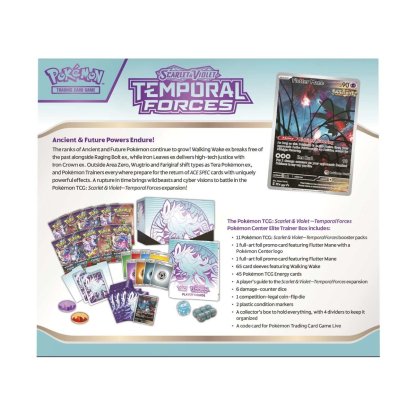 Pokémon TCG: Scarlet & Violet-Temporal Forces Pokémon Center Elite Trainer Box (Walking Wake)