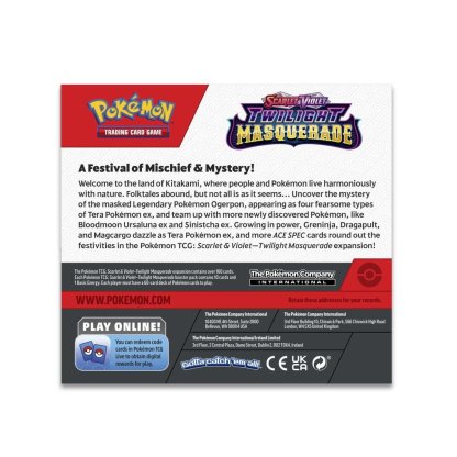 Pokémon TCG: Scarlet & Violet-Twilight Masquerade Booster Display Box (36 Packs)