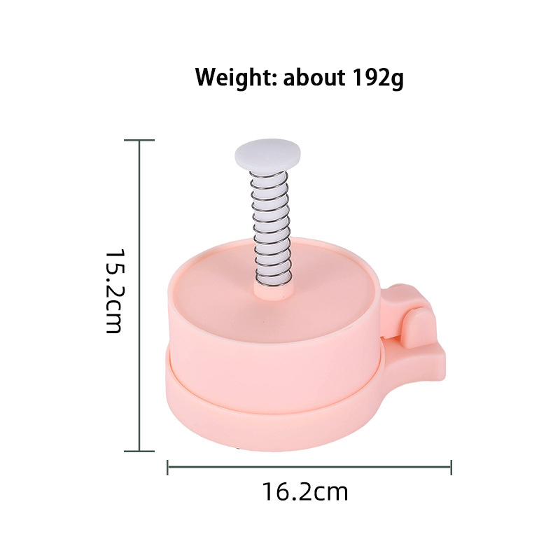 New plastic burger multifunctional meat press handmade rice ball mold round food supplement press mold