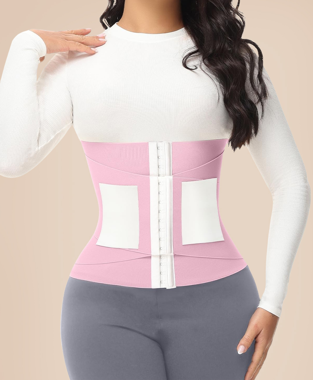 Invisible Velcro Hourglass Type Waist Trainer