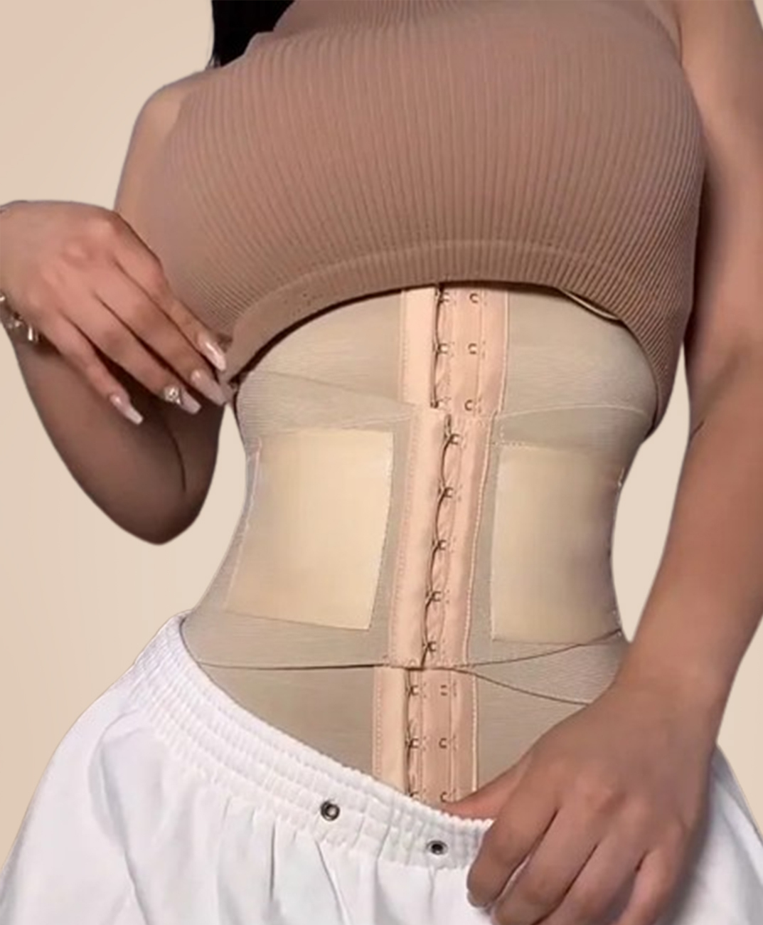 Invisible Velcro Hourglass Type Waist Trainer