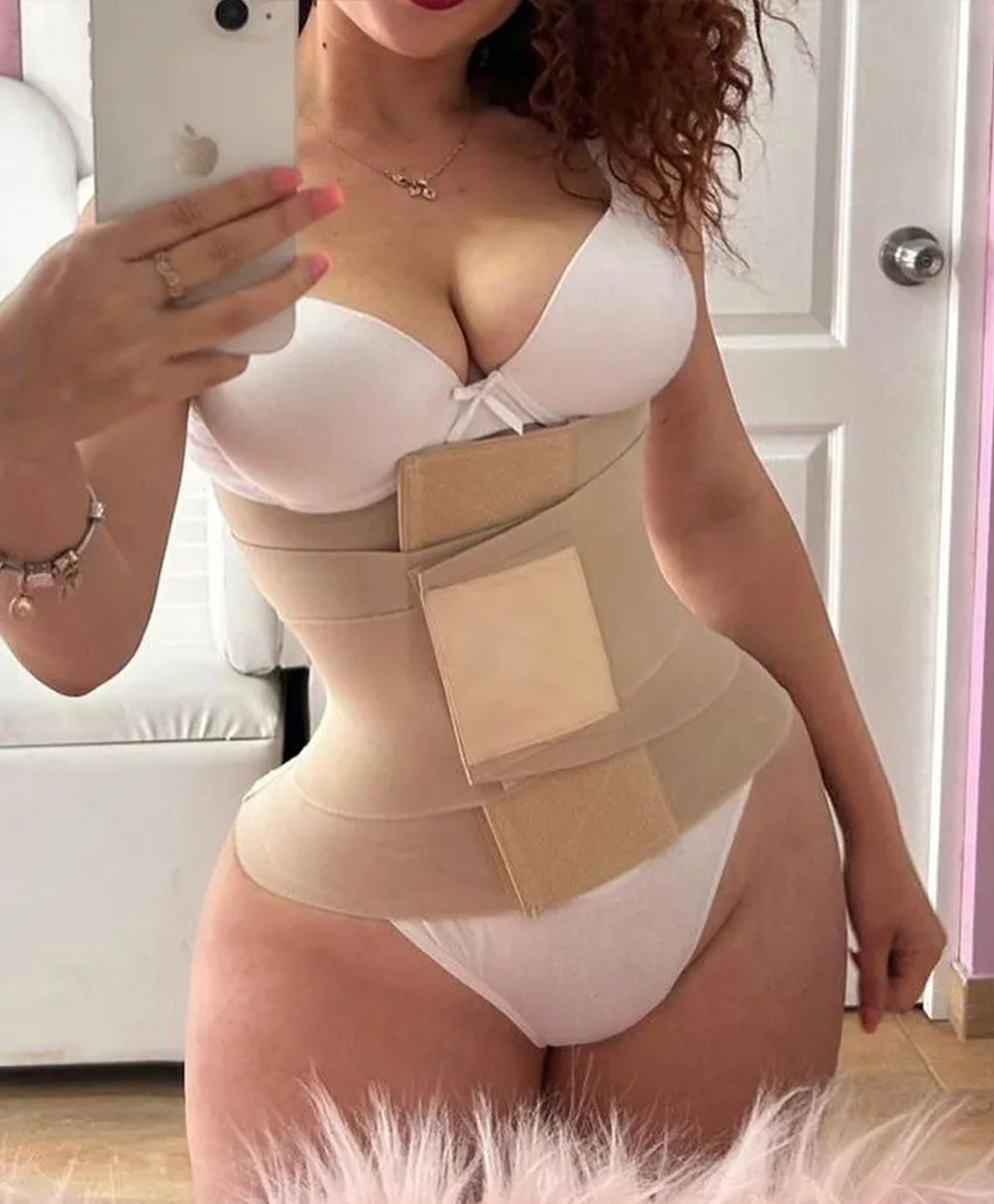 Invisible Velcro Hourglass Type Waist Trainer