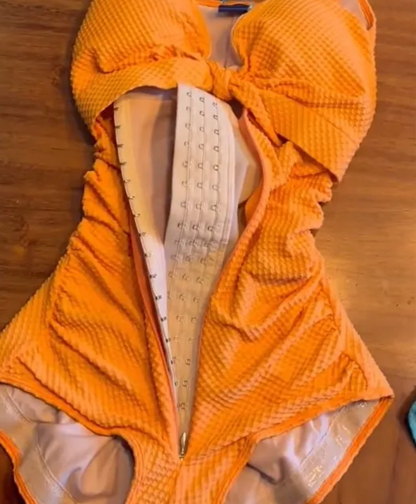 Butt Lifting Swimwear Bodysuit Sleeveless Shapewear