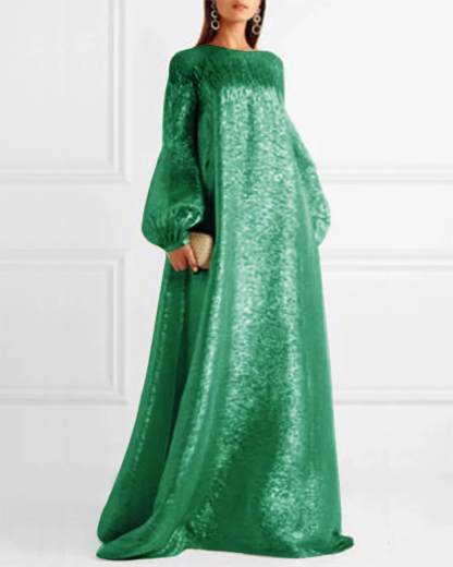 Puff Sleeve Stitching Design Shoulder Lace Dress