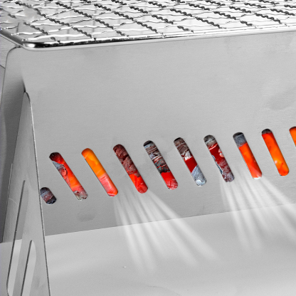 Stainless steel barbecue grill outdoor grill portable detachable small tool household barbecue grill charcoal stove