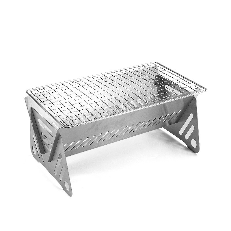 Stainless steel barbecue grill outdoor grill portable detachable small tool household barbecue grill charcoal stove