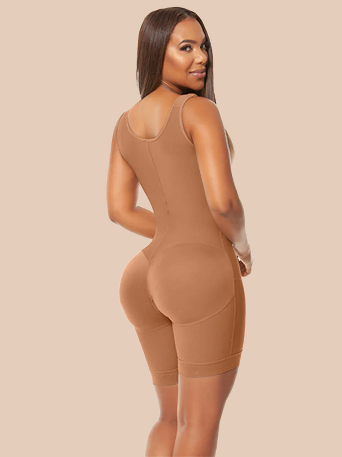 Women's Chest-Packed Body Shaper Postpartum Fajas Colombianas Ref10066