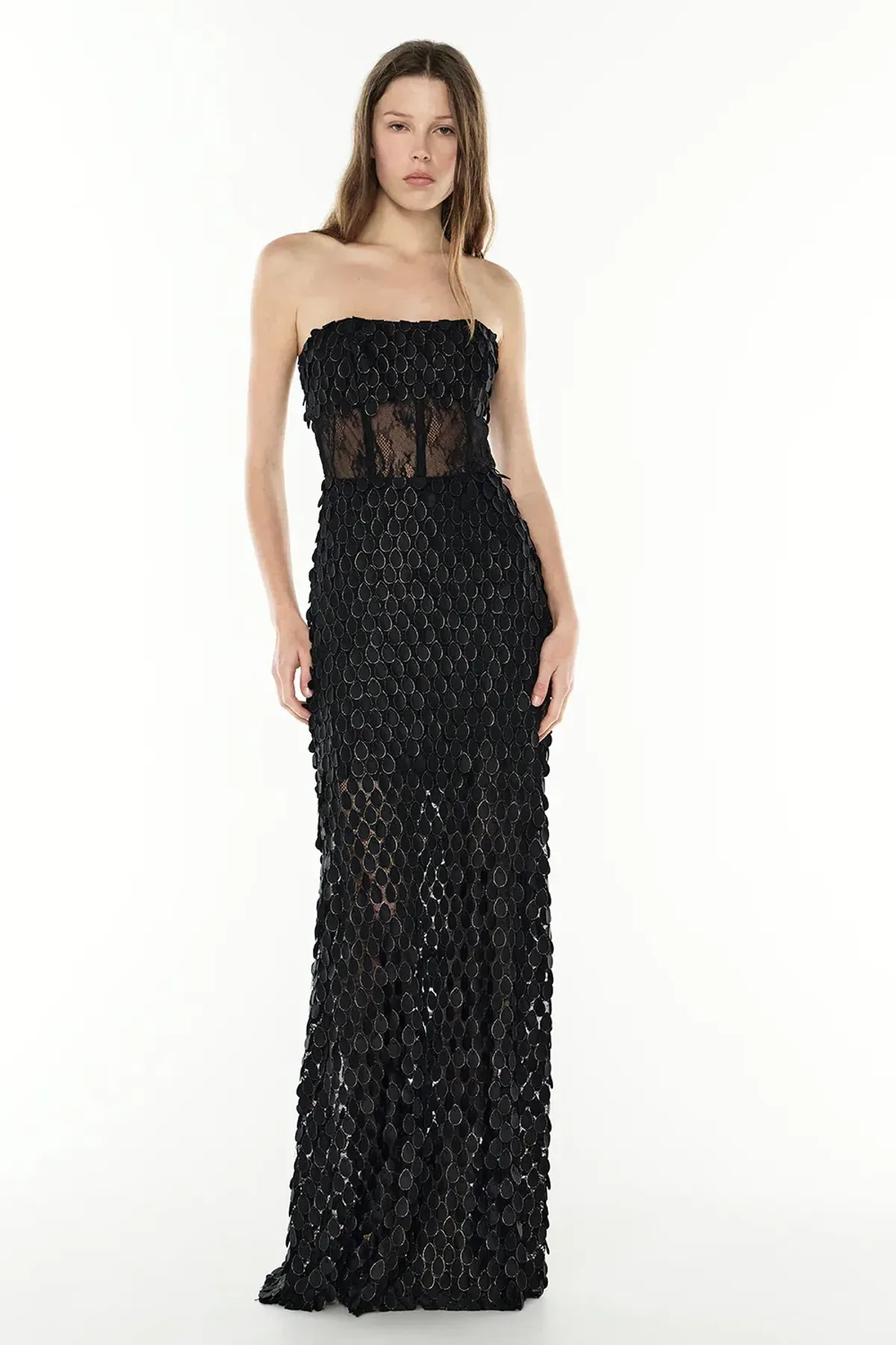 Amber Siren Sequin Gown
