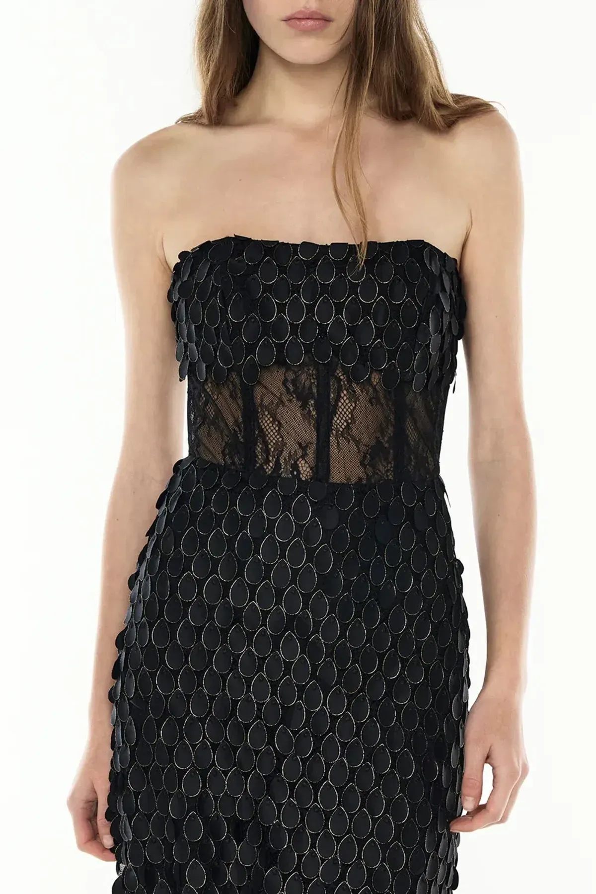 Amber Siren Sequin Gown