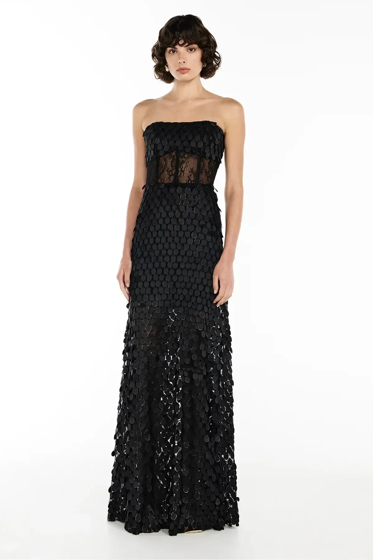 Amber Siren Sequin Gown