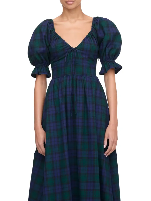 Plaid Maxi Dress – Timeless Holiday Charm