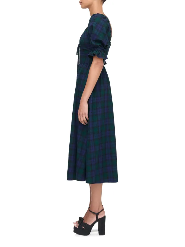 Plaid Maxi Dress – Timeless Holiday Charm