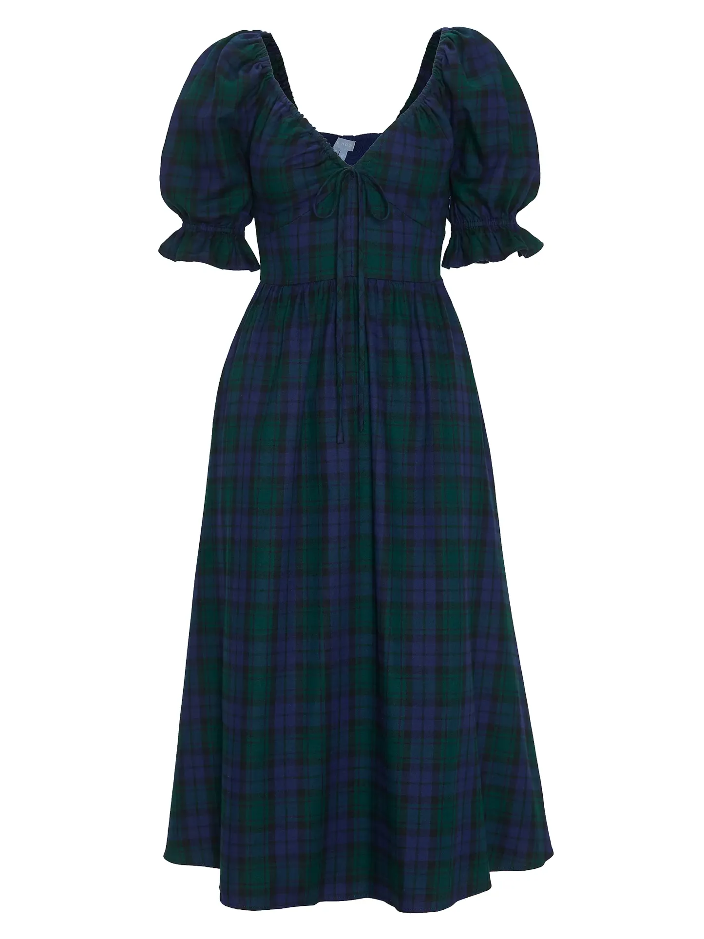 Plaid Maxi Dress – Timeless Holiday Charm