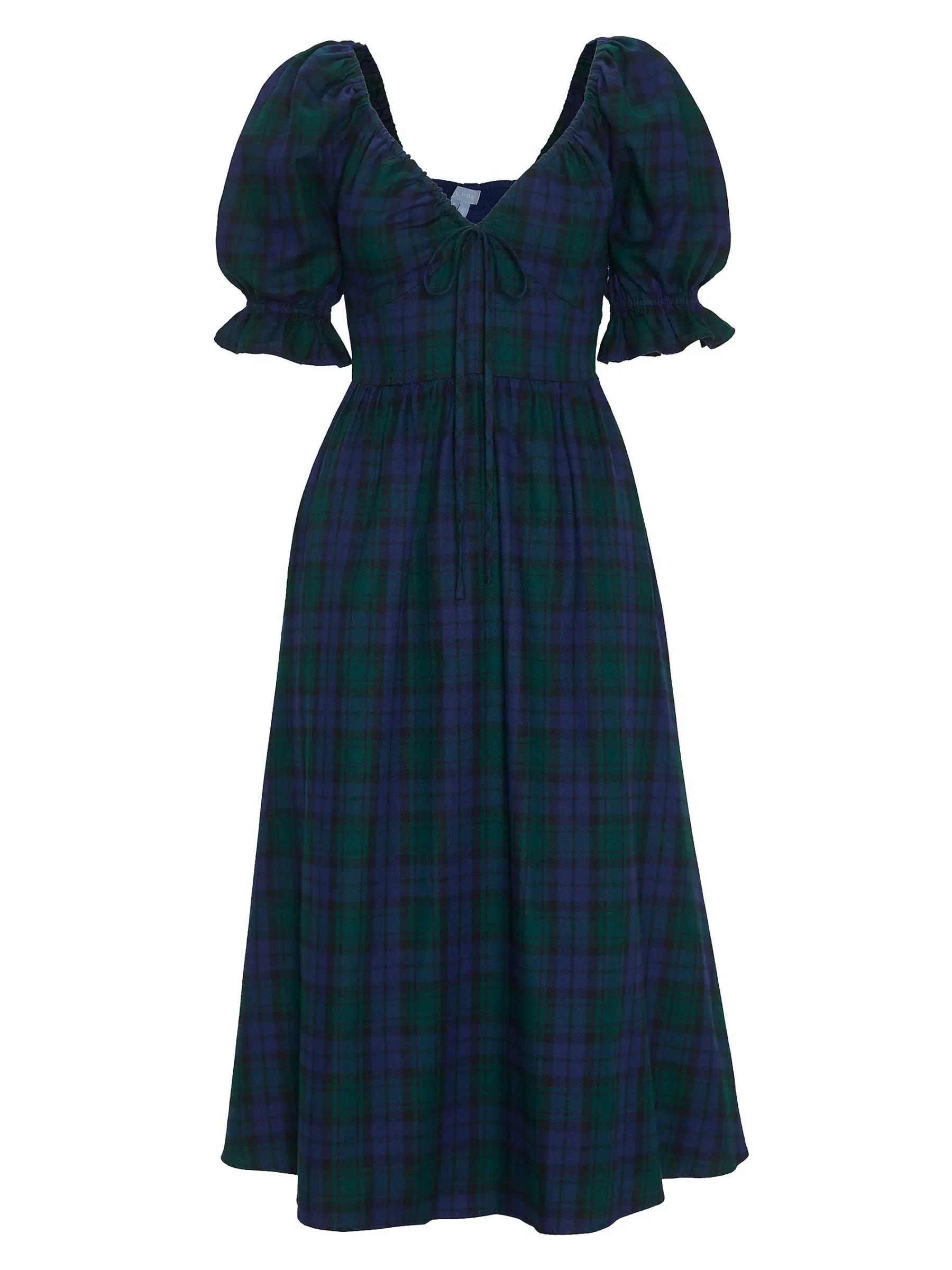 Plaid Maxi Dress – Timeless Holiday Charm