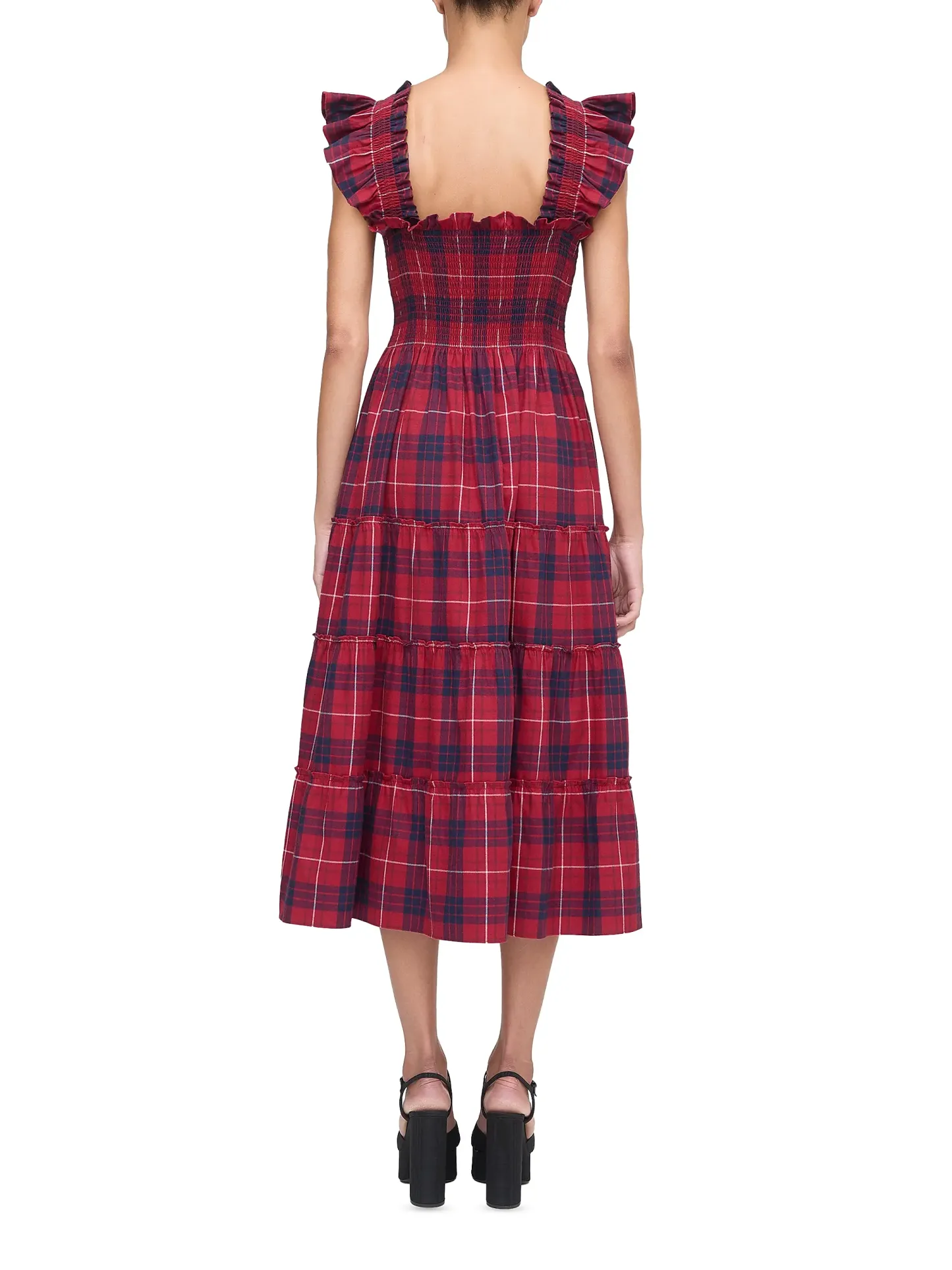 Plaid Maxi Dress – Timeless Holiday Charm