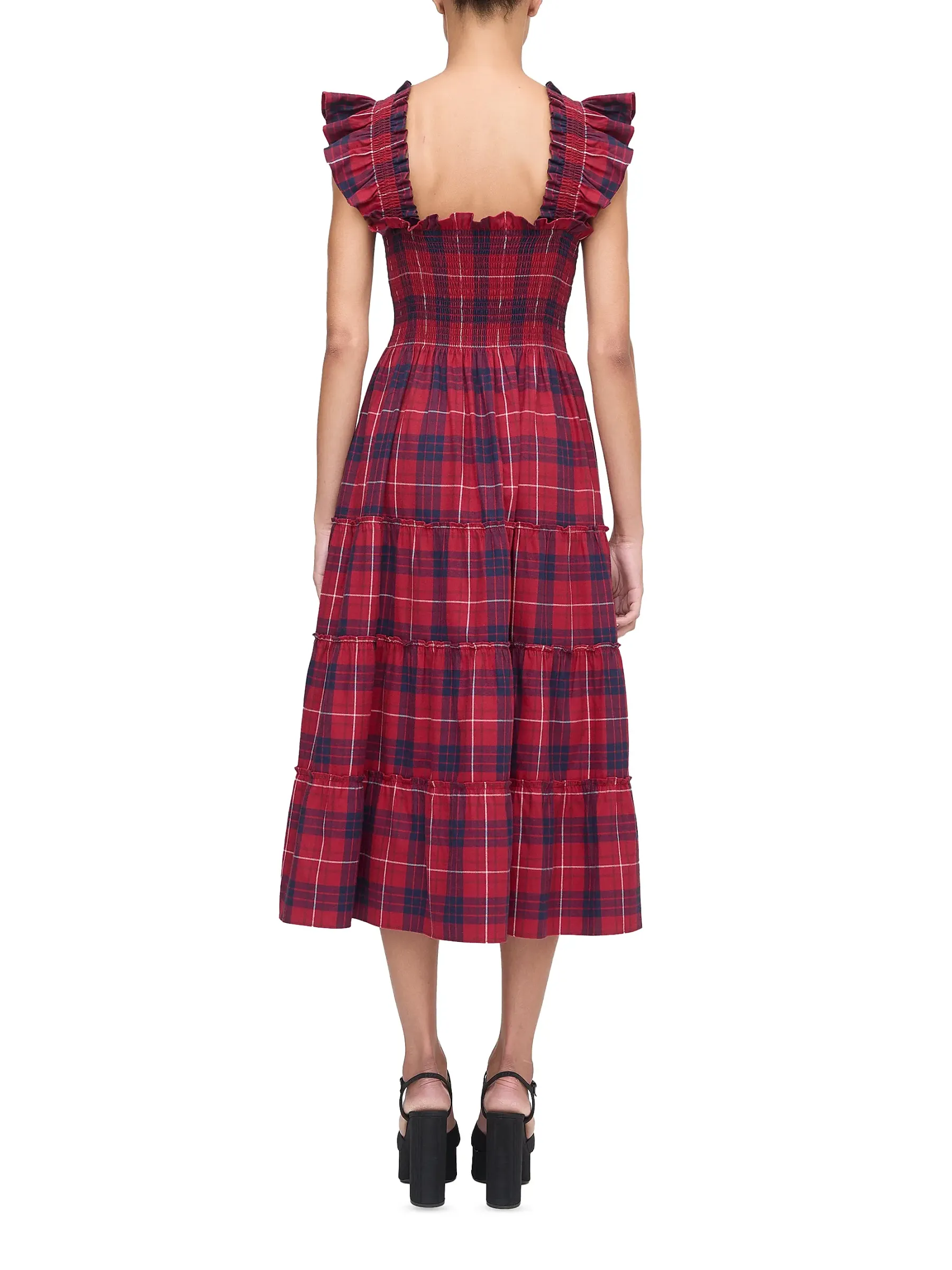 Plaid Maxi Dress – Timeless Holiday Charm