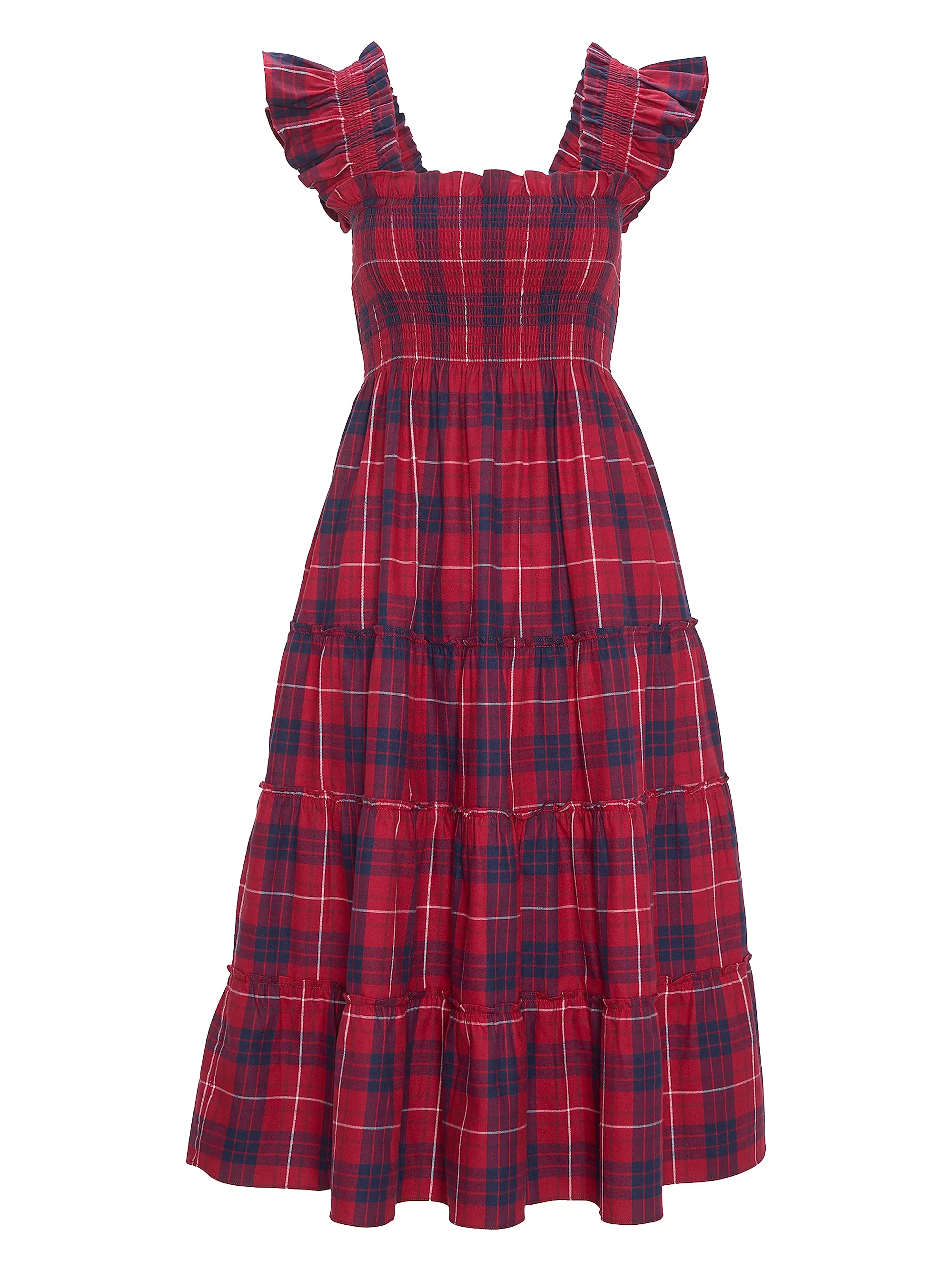 Plaid Maxi Dress – Timeless Holiday Charm