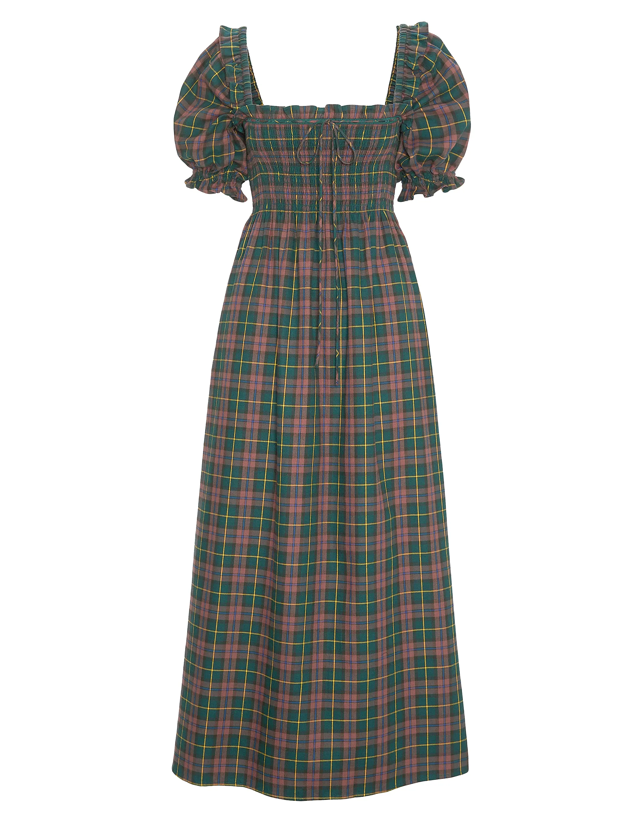 Plaid Maxi Dress – Timeless Holiday Charm
