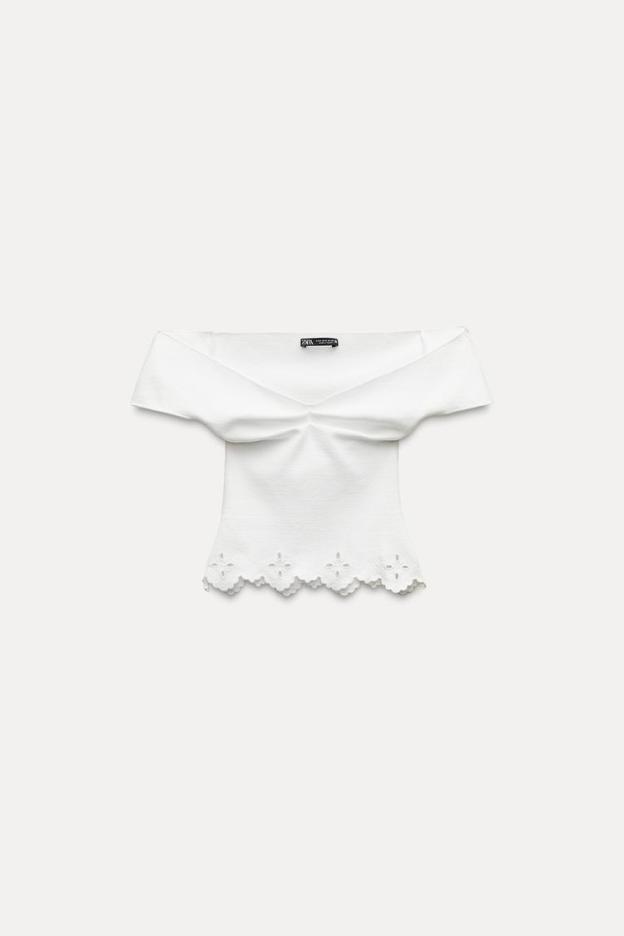 Pure Line Off-Shoulder Top