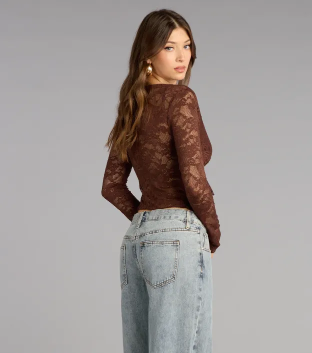 Lace Whisper Top