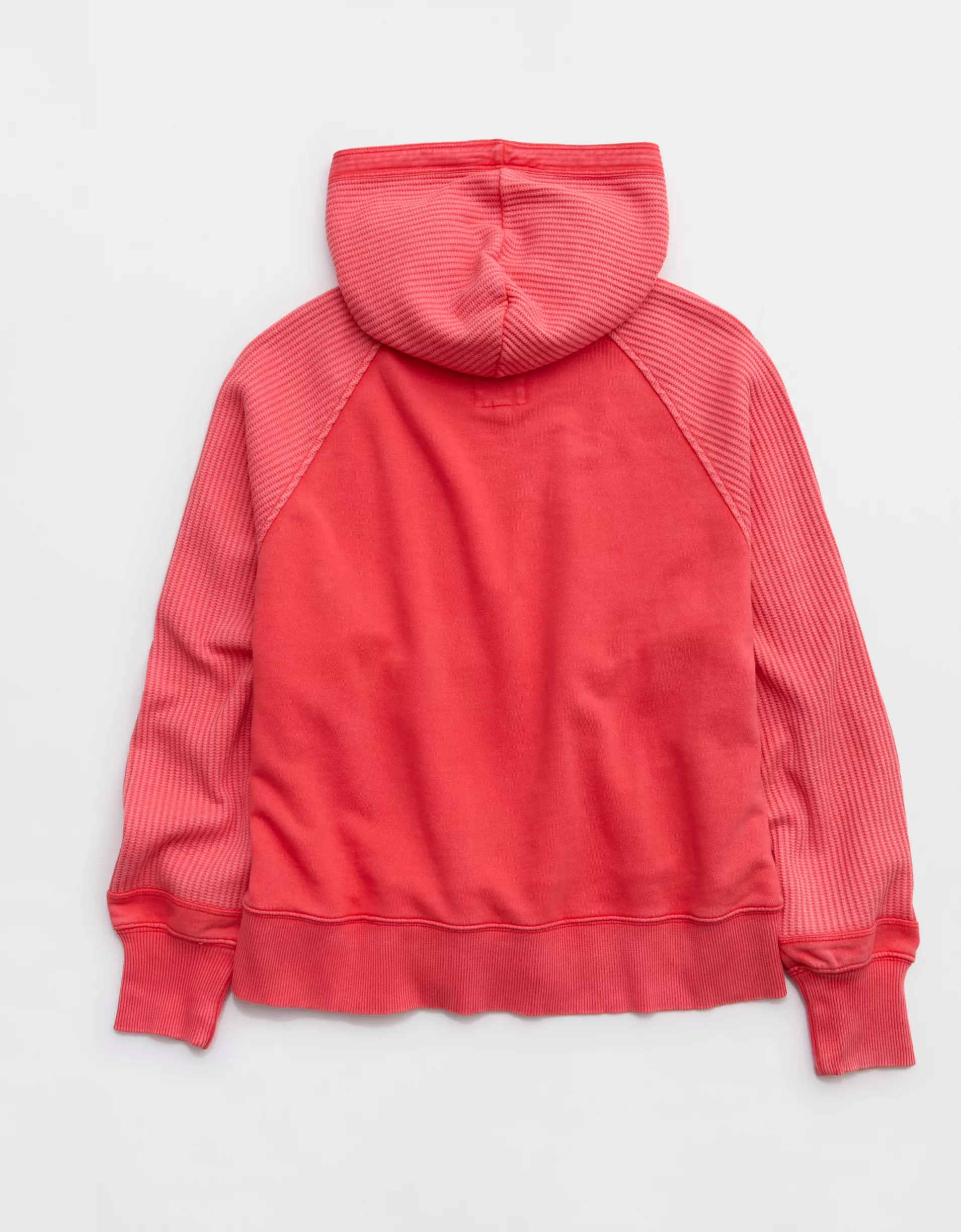 Waffle Bliss Relax Hoodie - Red